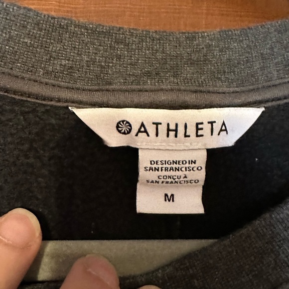 Athleta Retroplush Crewneck Sweatshirt SZ M - Picture 4 of 4